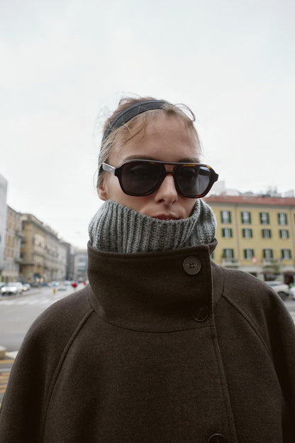 Belted Wool Overcoat