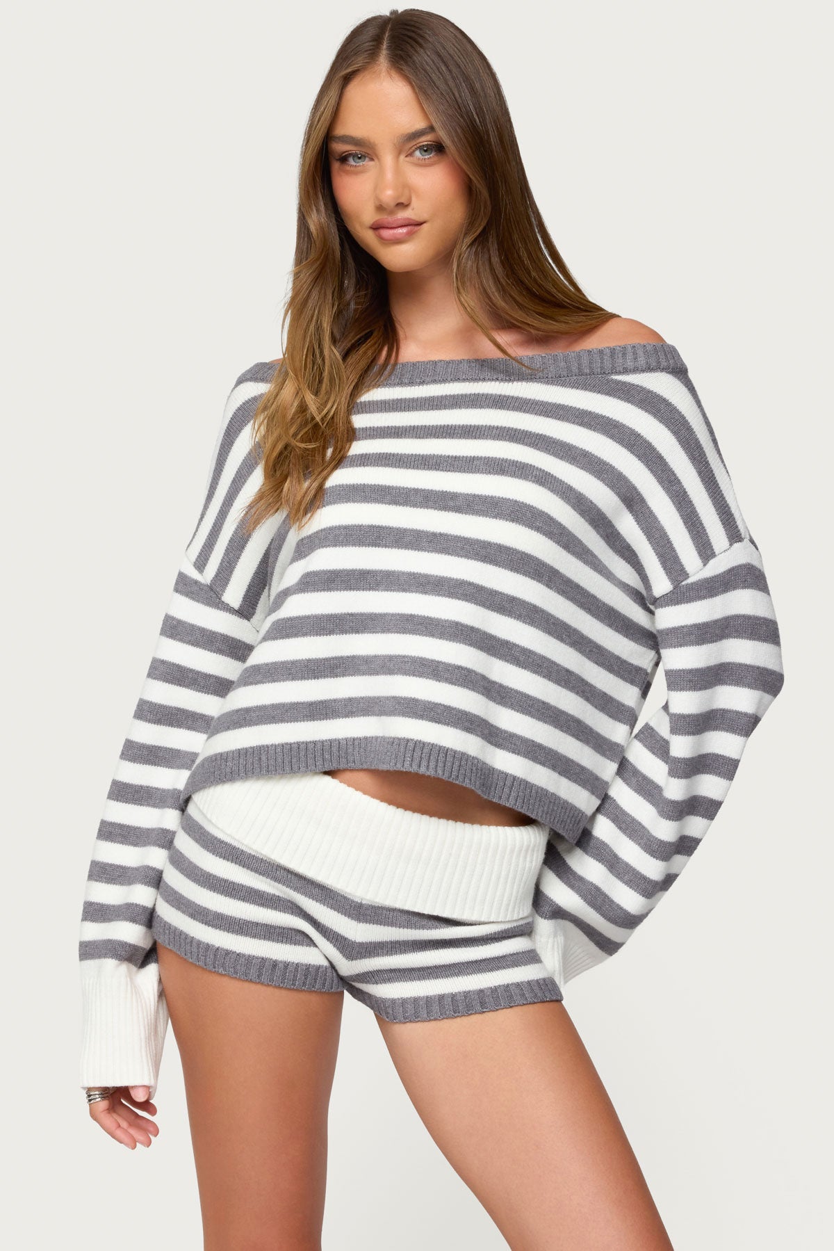 Striped Grey Set