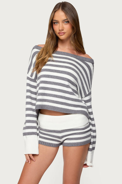 Striped Grey Set